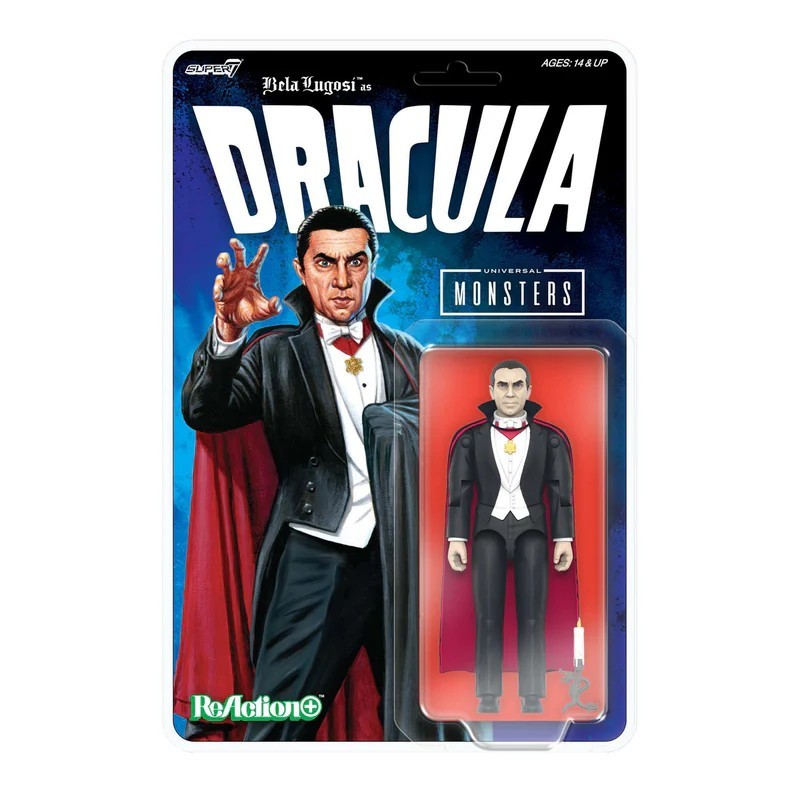 Dracula Universal Monsters Super7 ReAction Action Figure Dracula Universal Monsters Super7 ReAction Action Figure