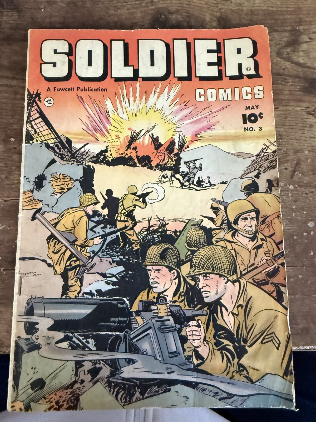Soldier Comics #3 May 1952 Scarce
