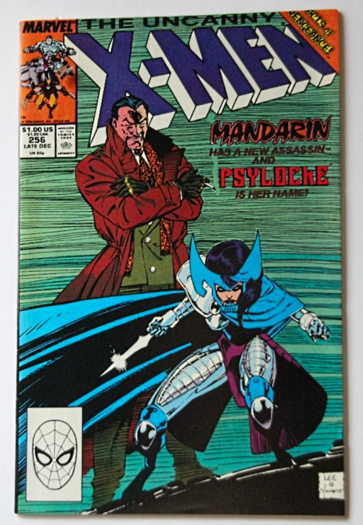 Marvel Comics The Uncanny X-Men #256 Copper Age Psylocke Mandarin Claremont Lee