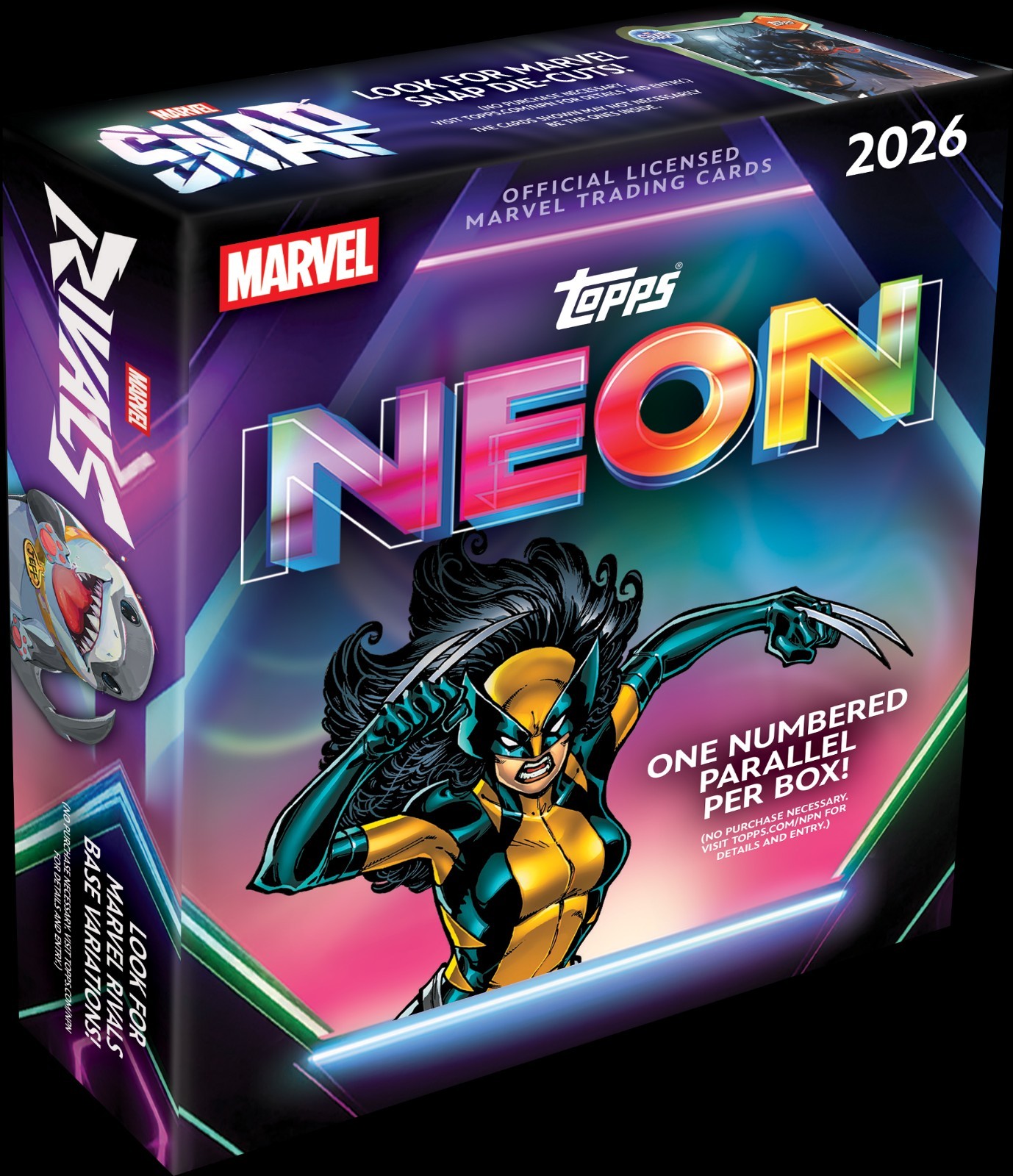 2026 Topps Neon Marvel Mega Box Brand  New Presale
