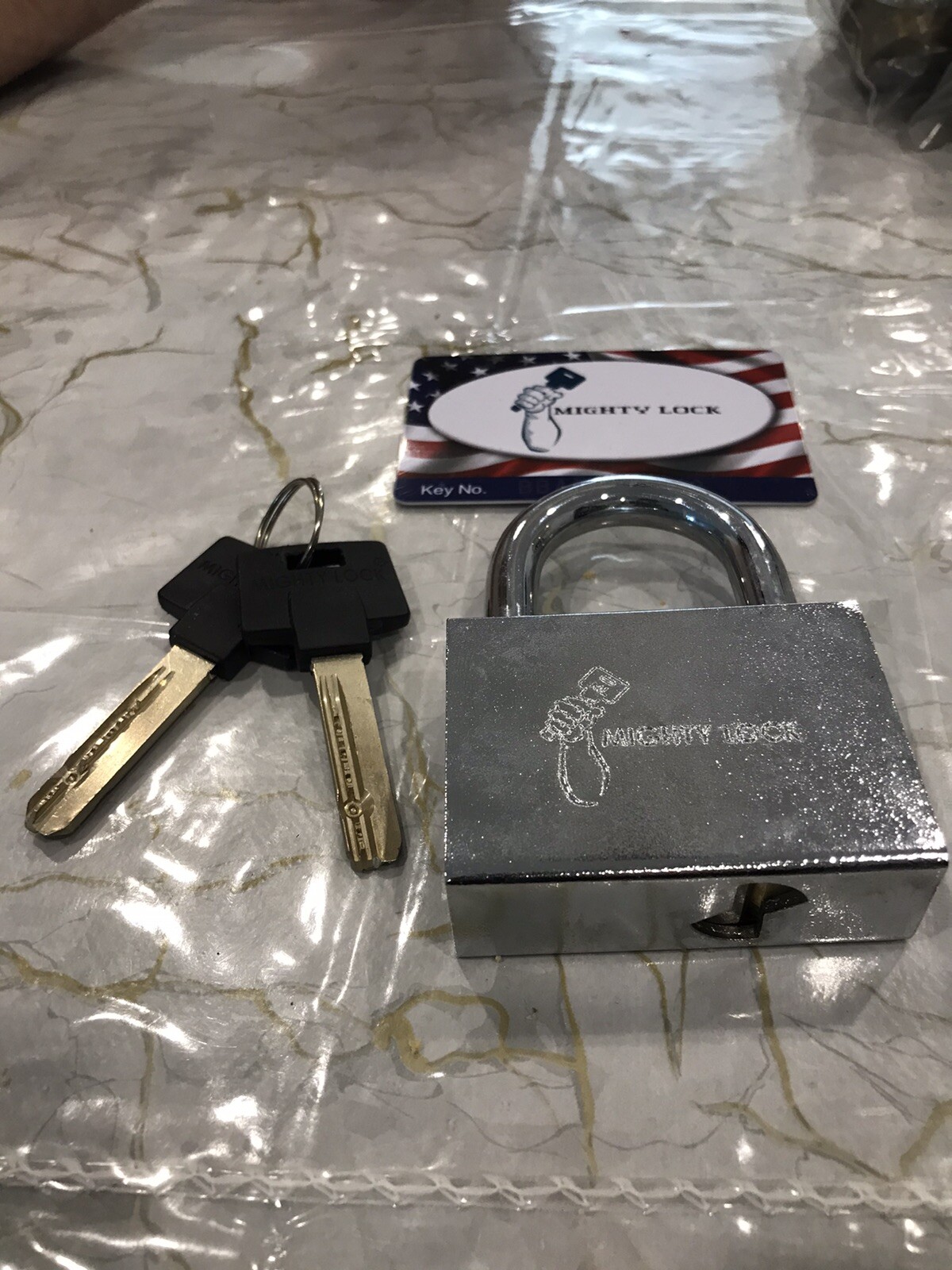 Mighty Lock Padlock Similar To #10 Multi-lock Hardened Steel Pick Resist. High S