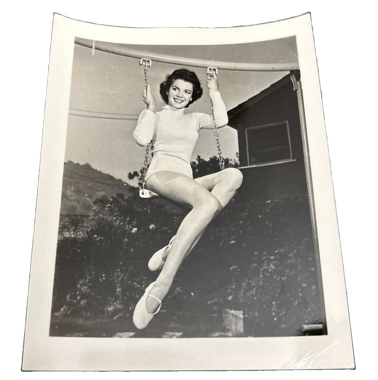 Natalie Wood B/W Hollywood Fan Club Press Photo