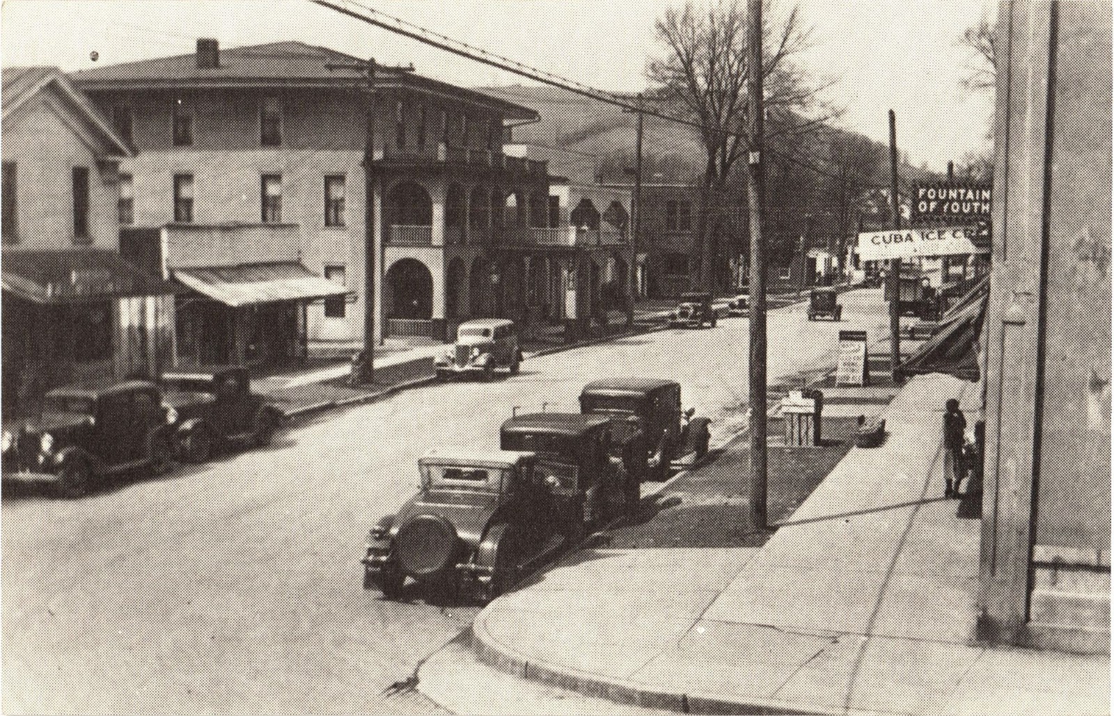 Main Street Andover 1935 Real Photo Postcard Limited Edition Pre-Owned