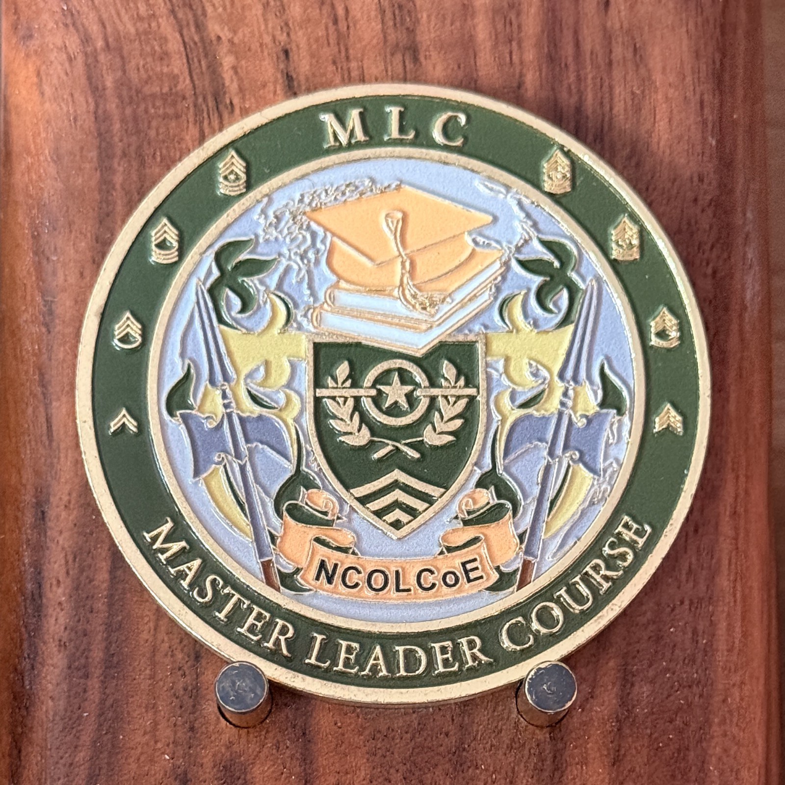 NCOLCoE MLC Master Leader Course Coin Of Excellence Challenge Coin W#20 NCOLCoE MLC Master Leader Course Coin Of Excellence Challenge Coin W#20