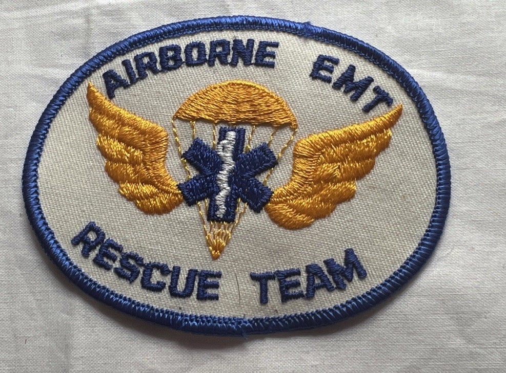 EMT-Paramedic EMT Rescue Embroidery 4” Patch