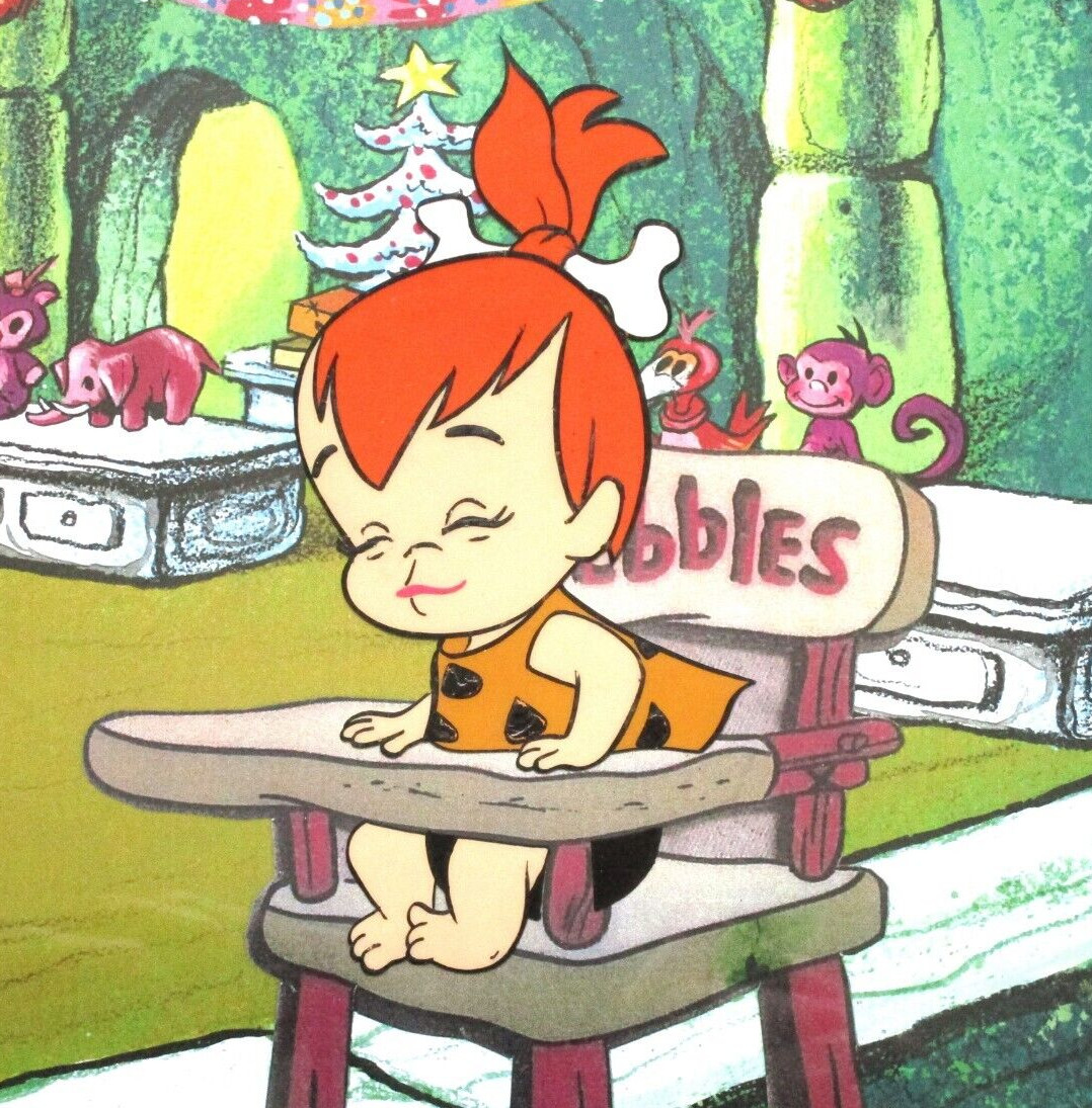 60\'s PEBBLES baby FLINTSTONES rare vintage HANNA-BARBERA ORIGINAL PRODUCTION CEL 60\'s PEBBLES baby FLINTSTONES rare vintage HANNA-BARBERA ORIGINAL PRODUCTION CEL