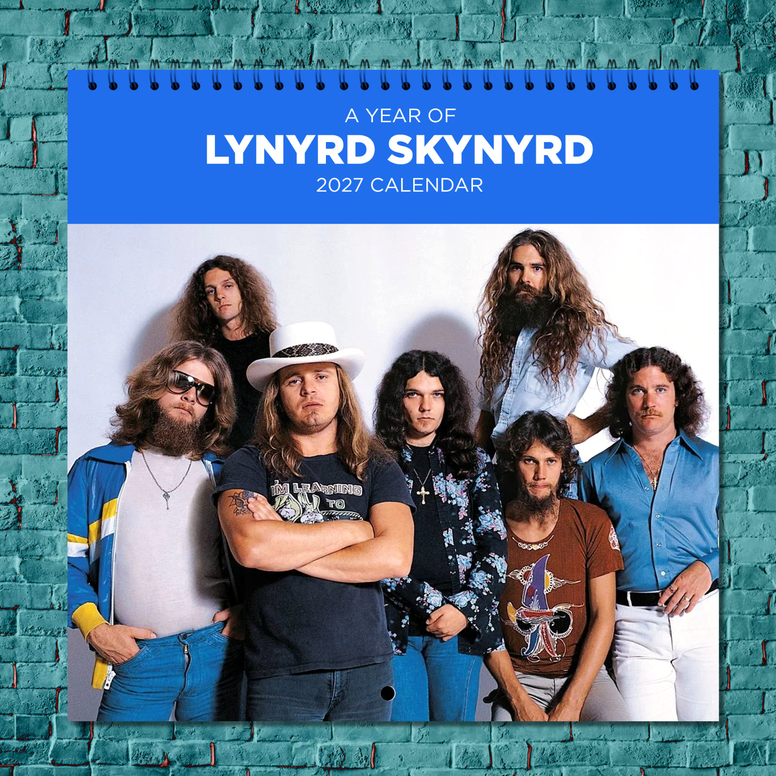 Lynyrd Skynyrd 2027 Wall Calendar 12 Month Celebrity Photo Fan Collectible