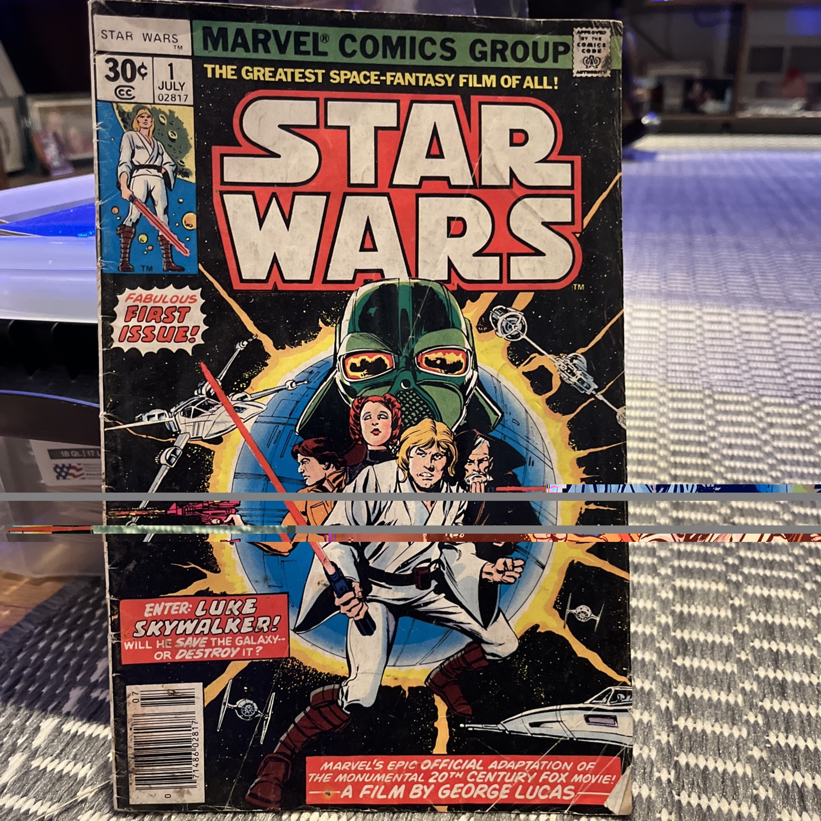 Marvel Comics 1977 Vintage Star Wars First Issue Bagged And Boarded