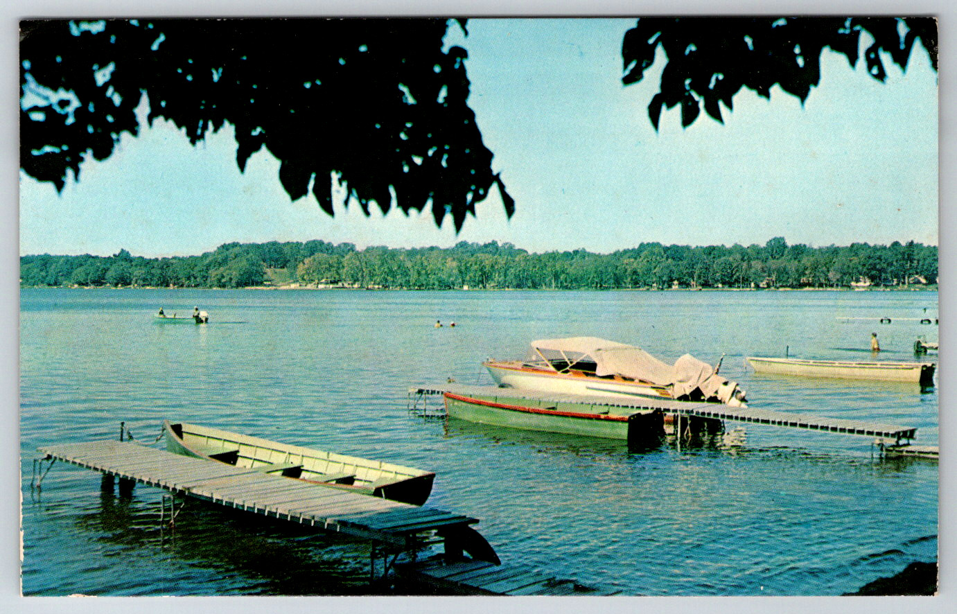 c1960s Saratoga Springs New York Lake Boat Dock Pier Launch Postcard Lot of 100