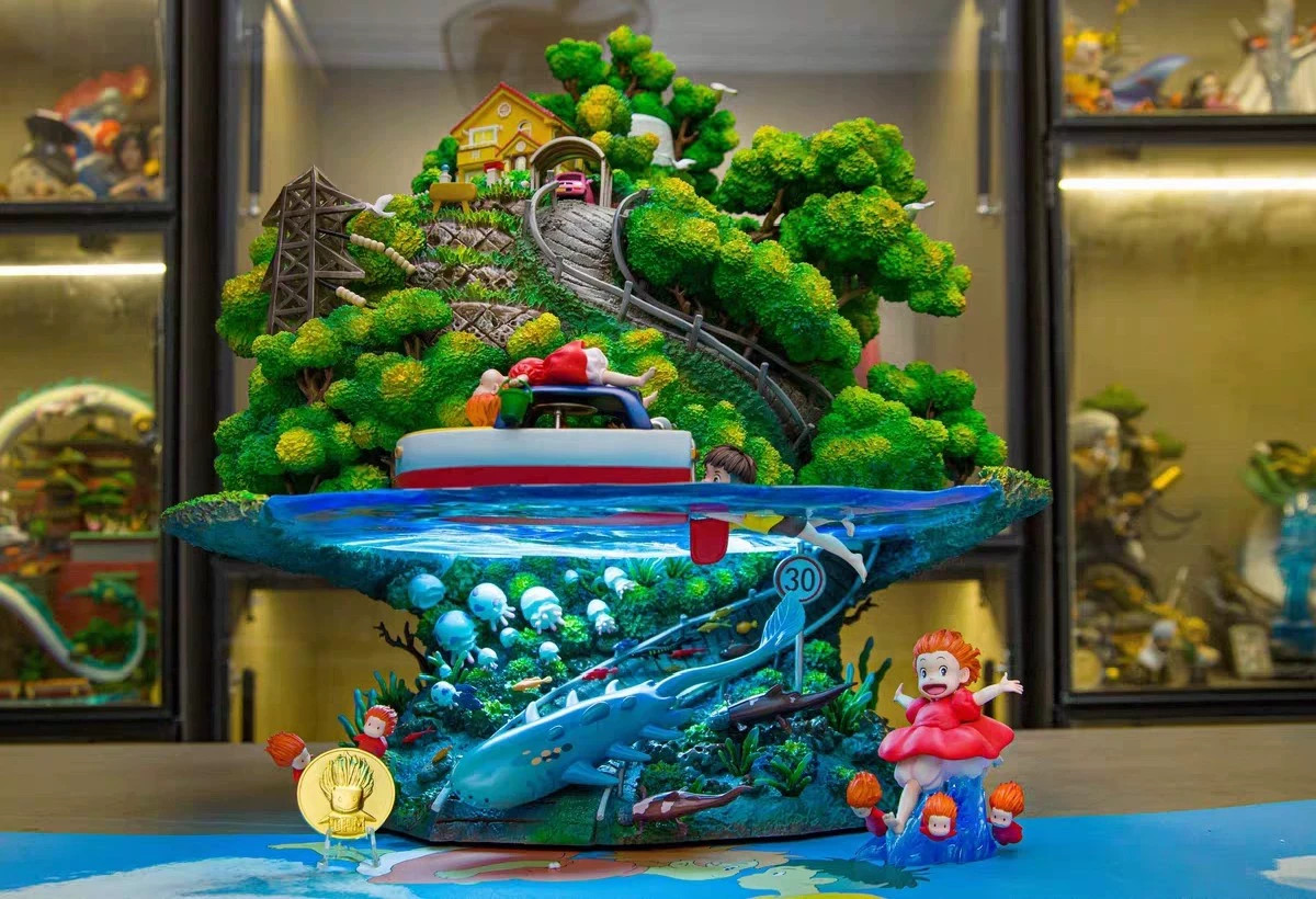 OPM Studio 1/4 Ponyo on the Cliff Collectible Resin Statue Figure Model
