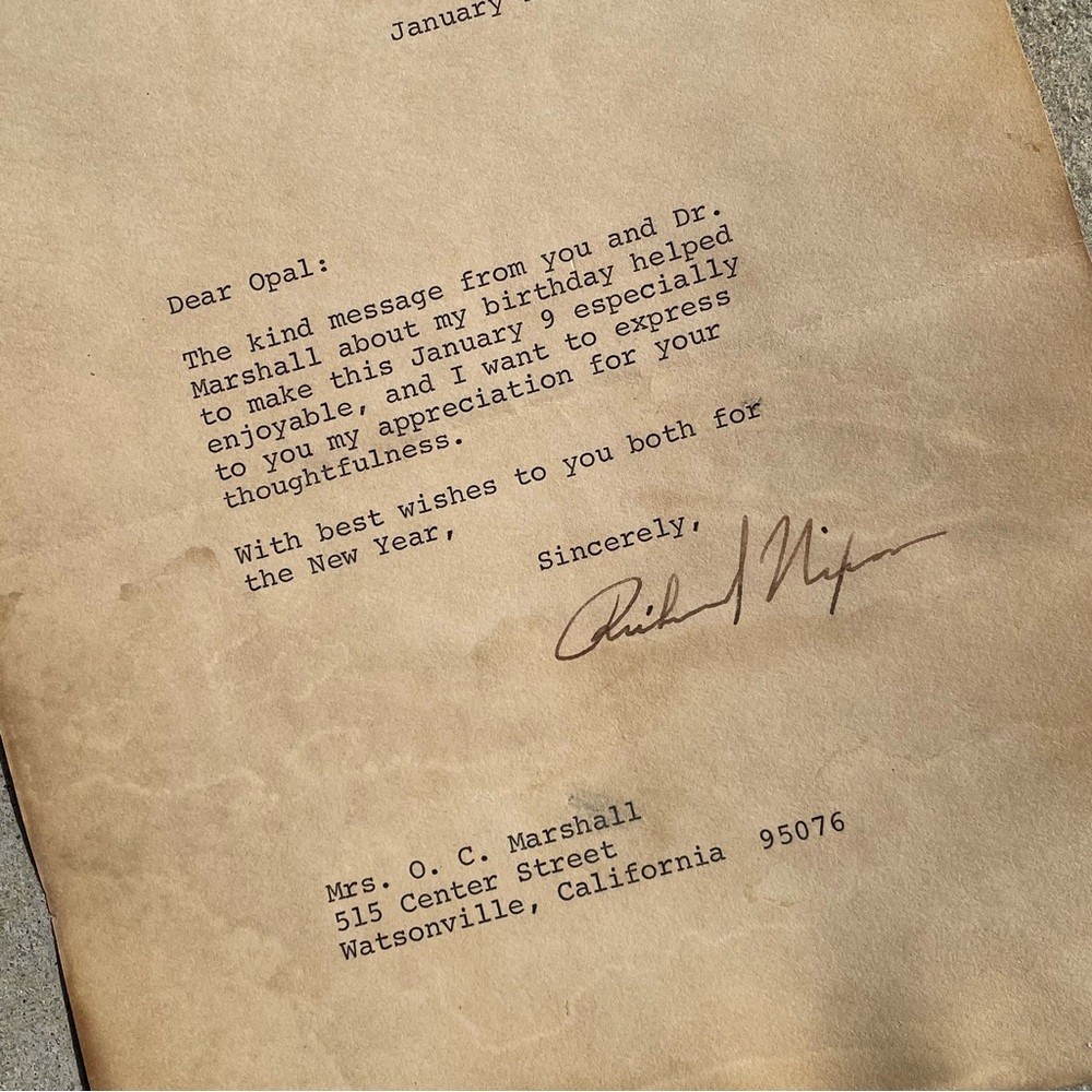 Vtg President Richard Nixon Signed January 28th 1971 White House Official Letter Vtg President Richard Nixon Signed January 28th 1971 White House Official Letter