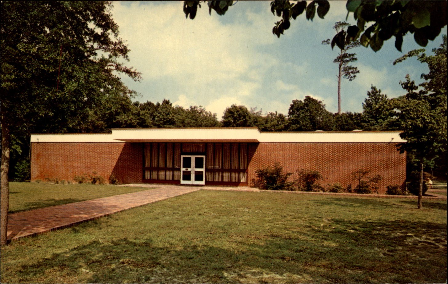 Brunswick Town State Historic Site Visitor Ctr Museum Southport NC postcard c307 Brunswick Town State Historic Site Visitor Ctr Museum Southport NC postcard c307