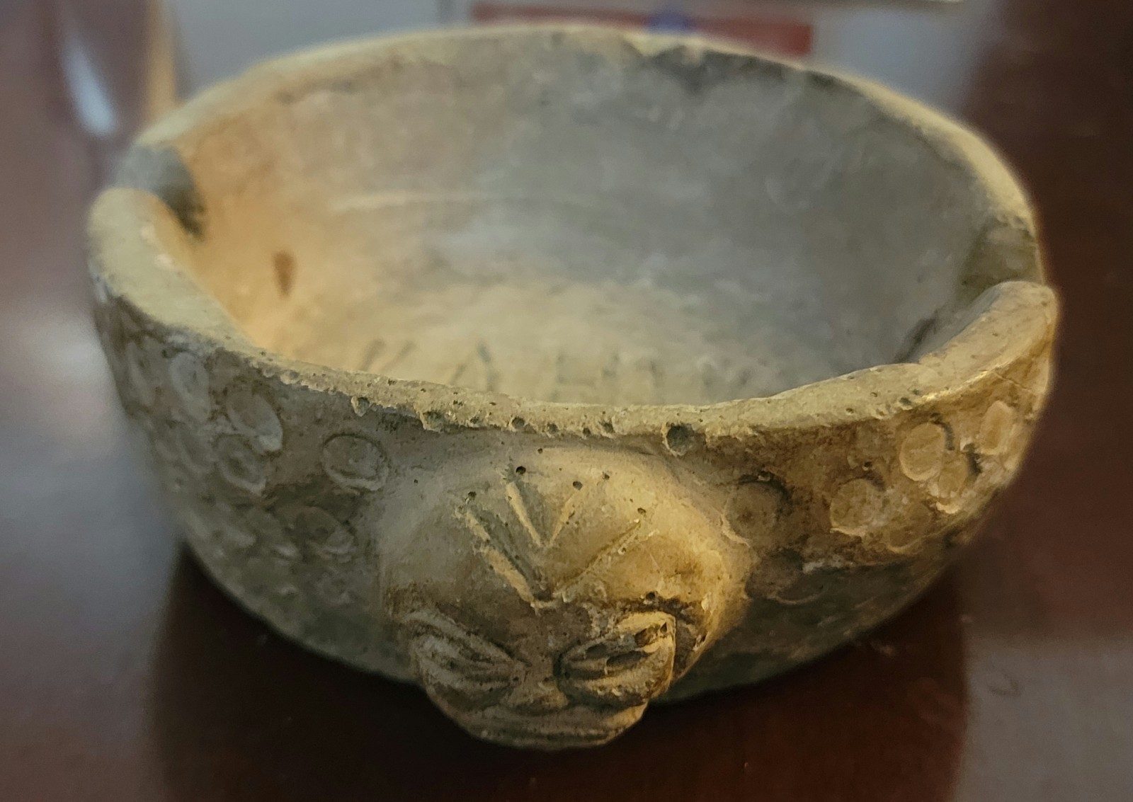 VINTAGE KAHIKI TIKI COLUMBUS OHIO POLYNESIAN SUPPER CLUB ASHTRAY-ORIGINAL-HTF-