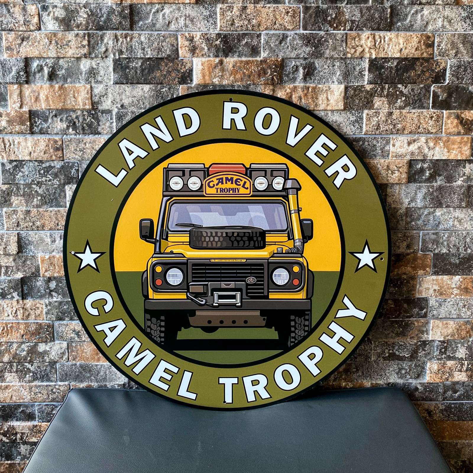 Land Rover Camel Trophy – Adventure Edition Heavy  Metal Sign – 19.7\