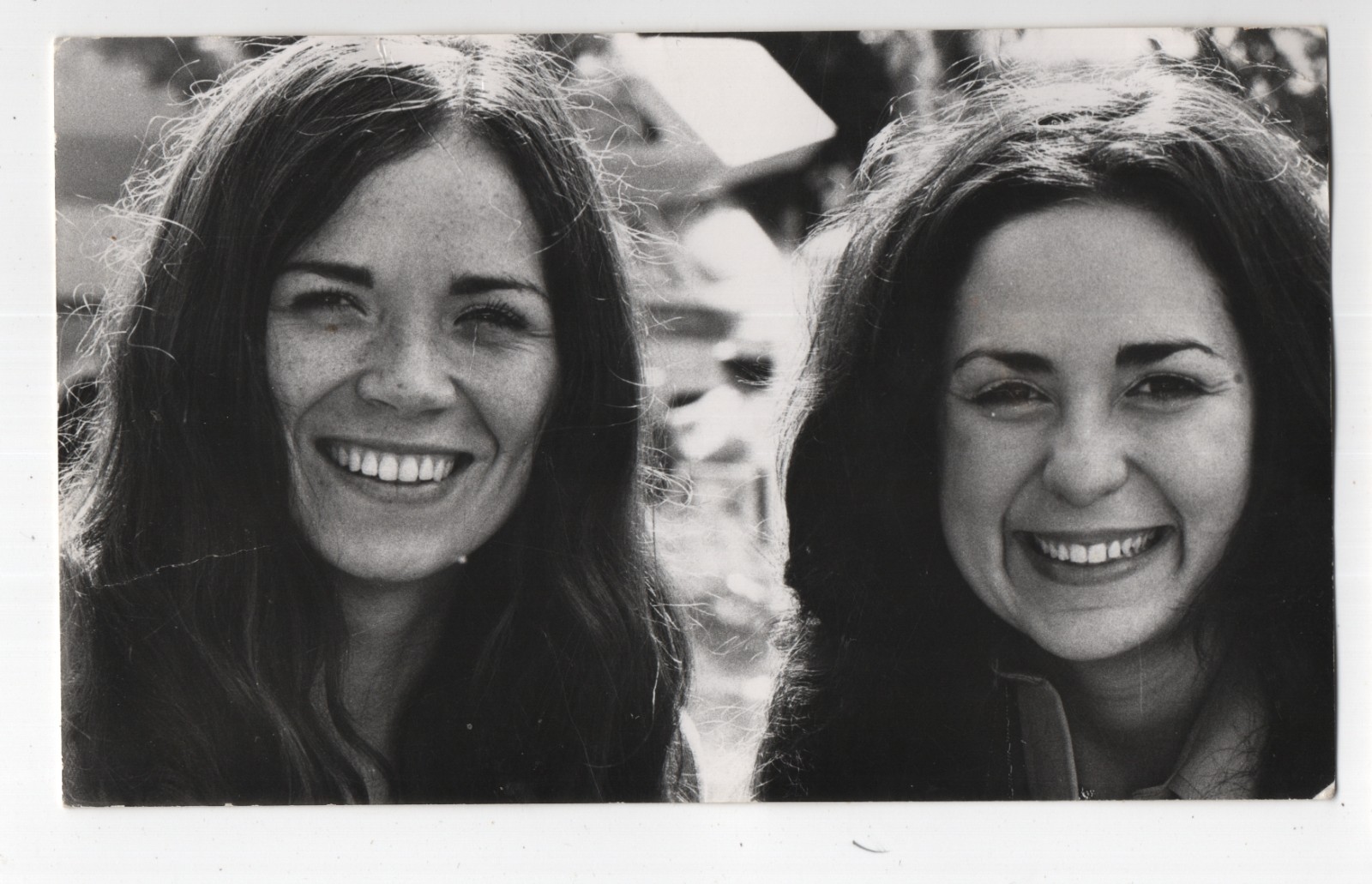 Two Beautiful Sisters Women Fall River MA 1950s RPPC Postcard