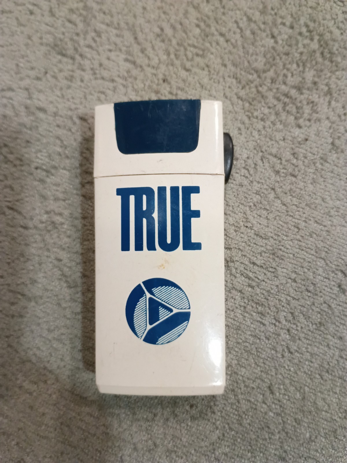 Vtg 1970s True Cigarettes Mini Flashlight Promo Tobacciana Display Not Working Vtg 1970s True Cigarettes Mini Flashlight Promo Tobacciana Display Not Working