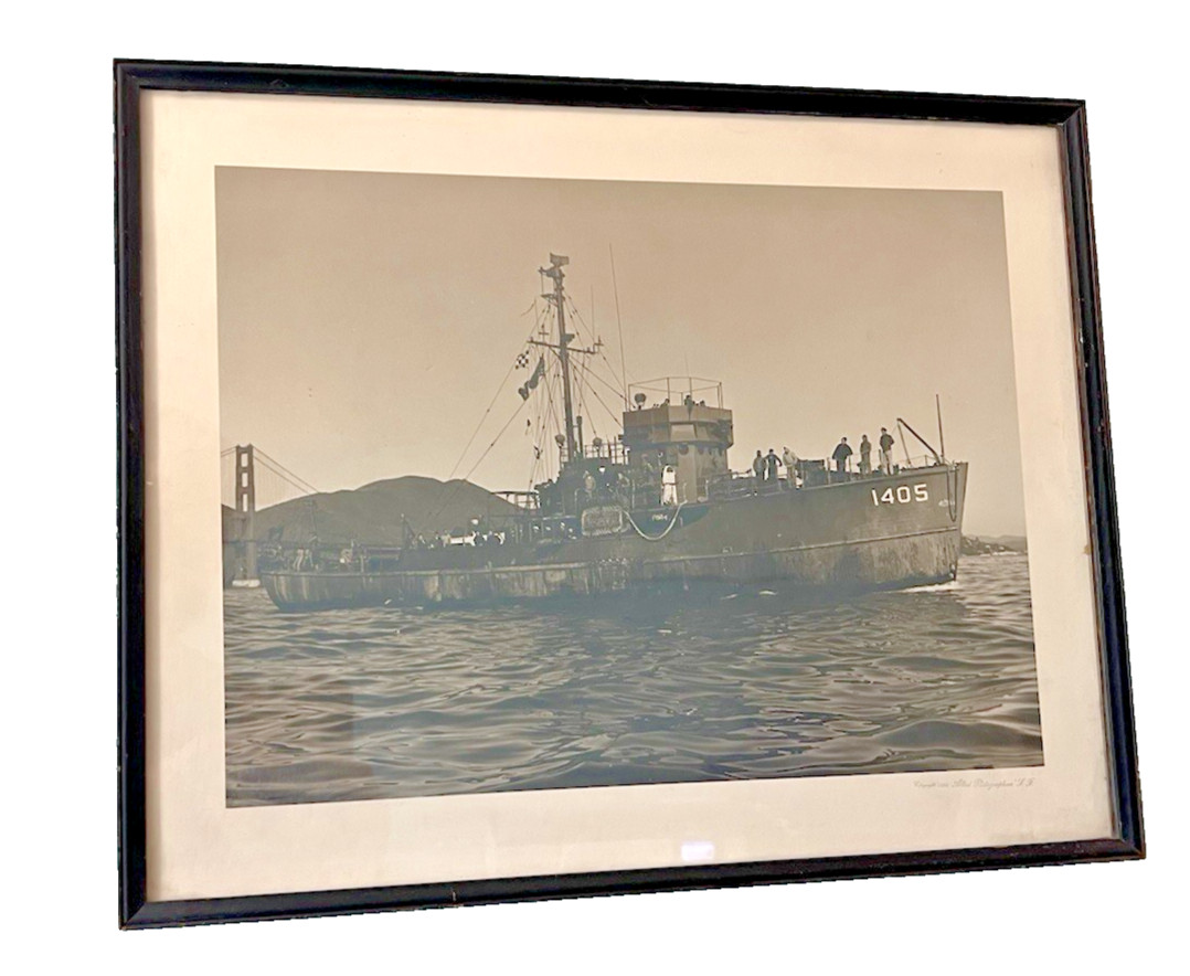 Original 1946 USS PCS-1405 US Navy Photograph San Francisco Allied Photographers