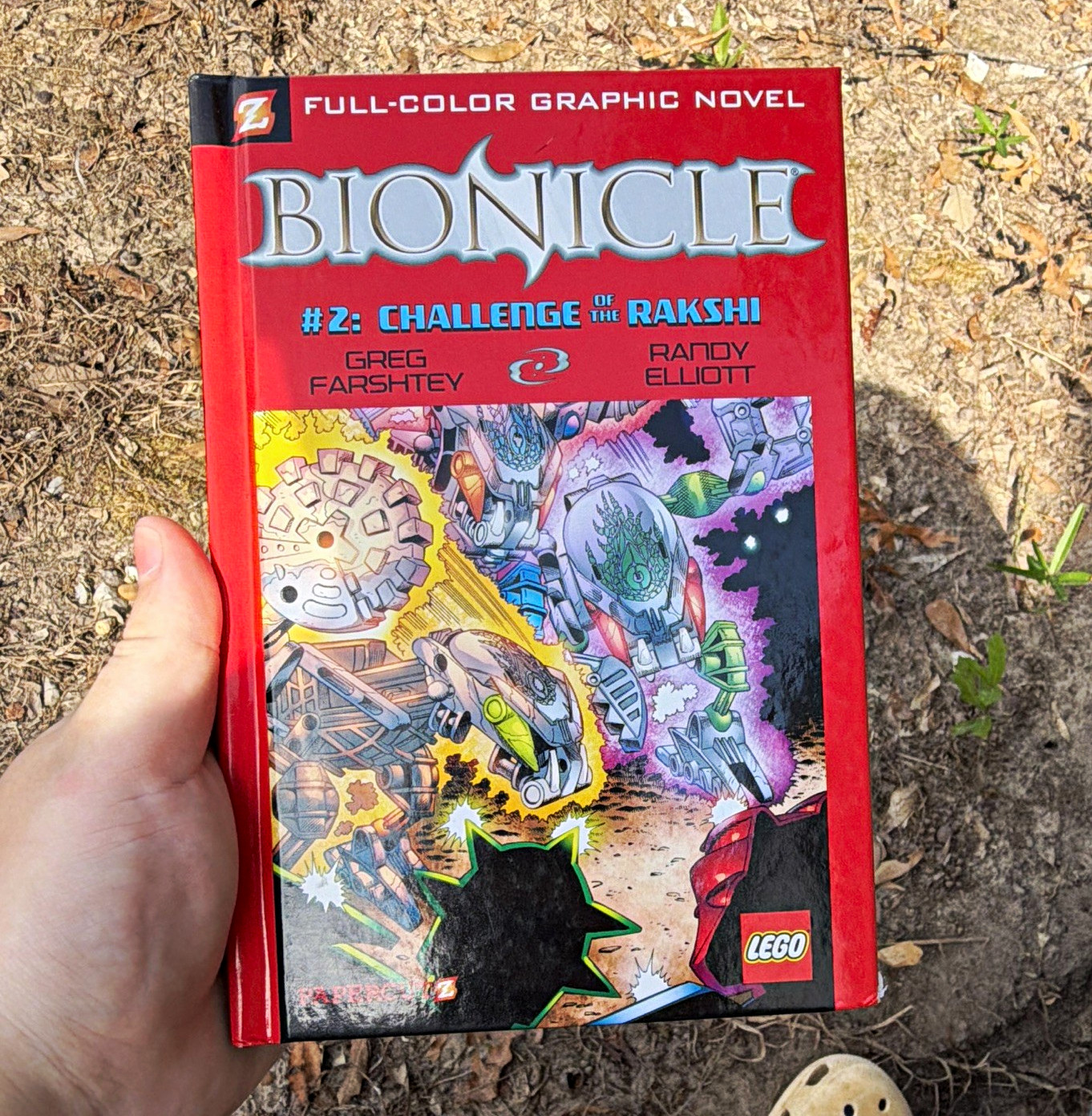 Bionicle #2 Challenge of the Rakshi Hardcover Full Color Graphic Novel Papercutz
