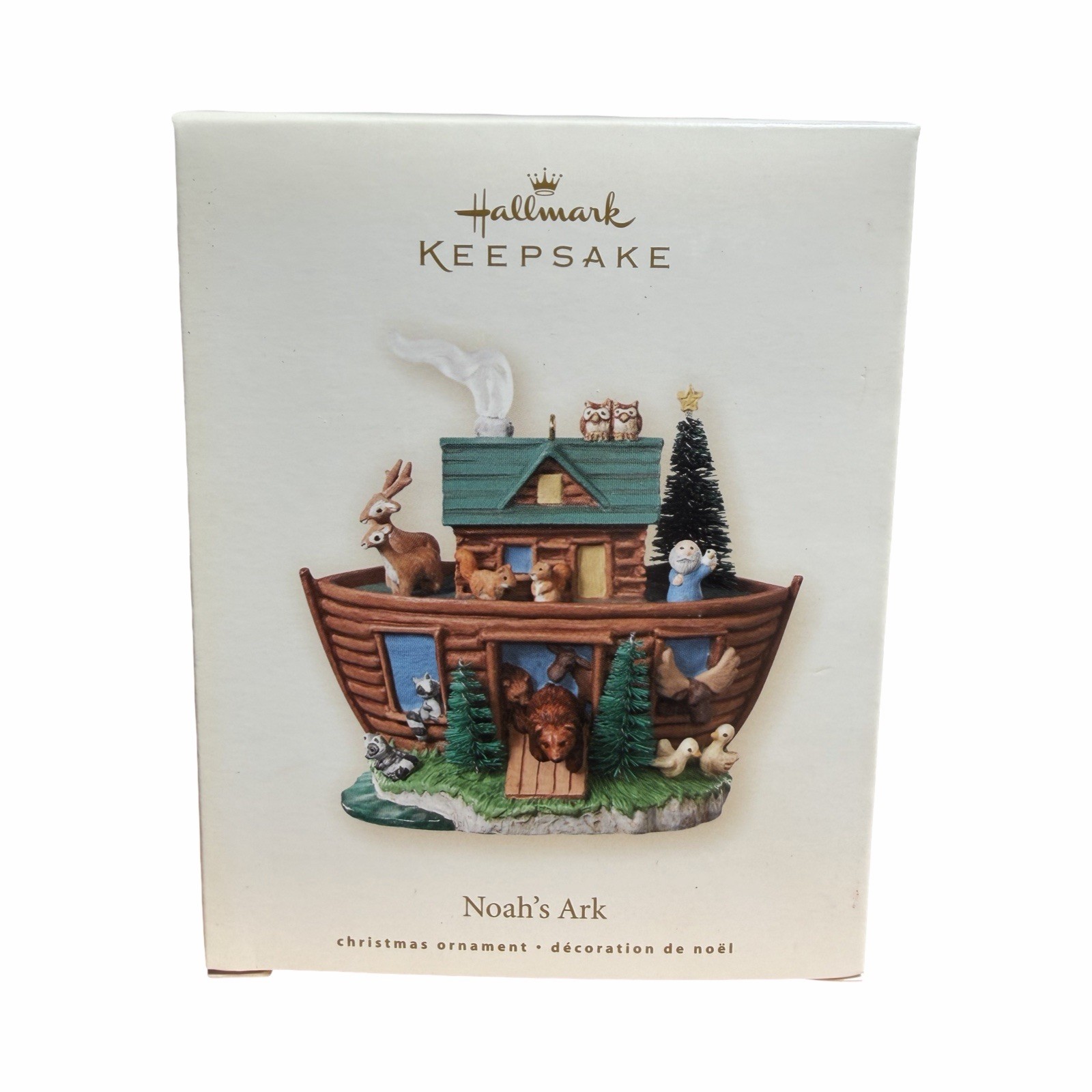 2008 Hallmark Keepsake Noah's Ark Ornament - Religious - God - Animals