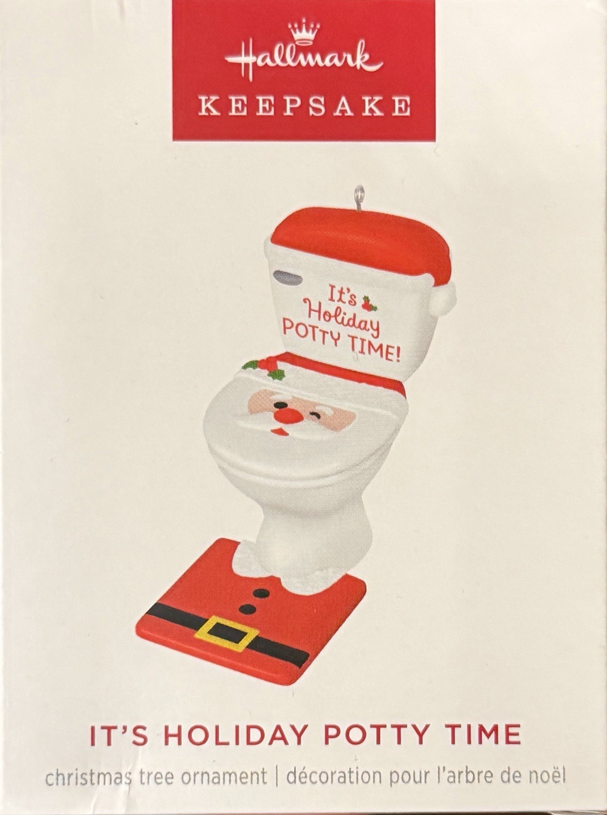 Hallmark Keepsake - It\'s Holiday Potty Time - 2024 **NEW / ** Hallmark Keepsake - It\'s Holiday Potty Time - 2024 **NEW / **