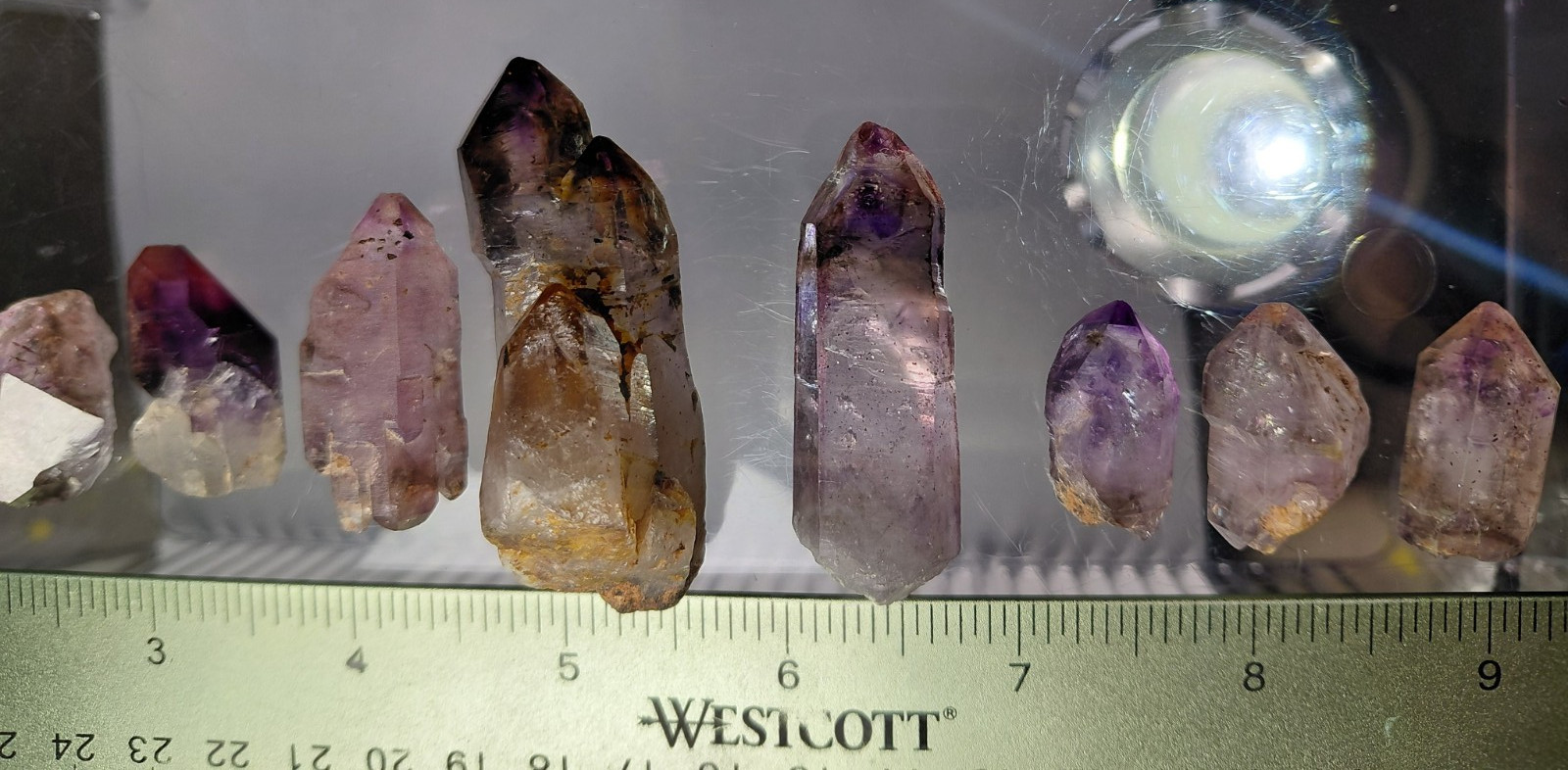 105 gram Amethyst Specimen Lot of 9 Stones