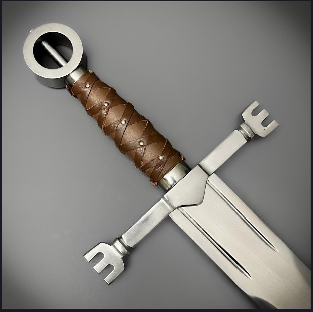 Hand Forged Gallow Glass High Carbon Steel Medieval Sword Irish Short Sword