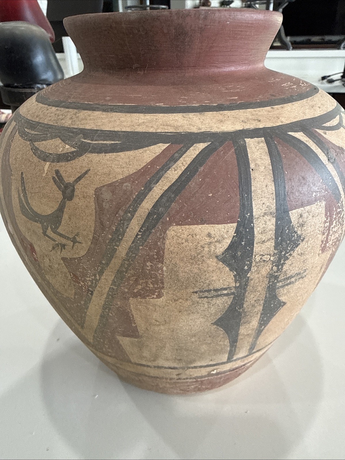 Vintage Mexican Mata Ortiz Polychrome Pottery Vase Signed From 1957 10”
