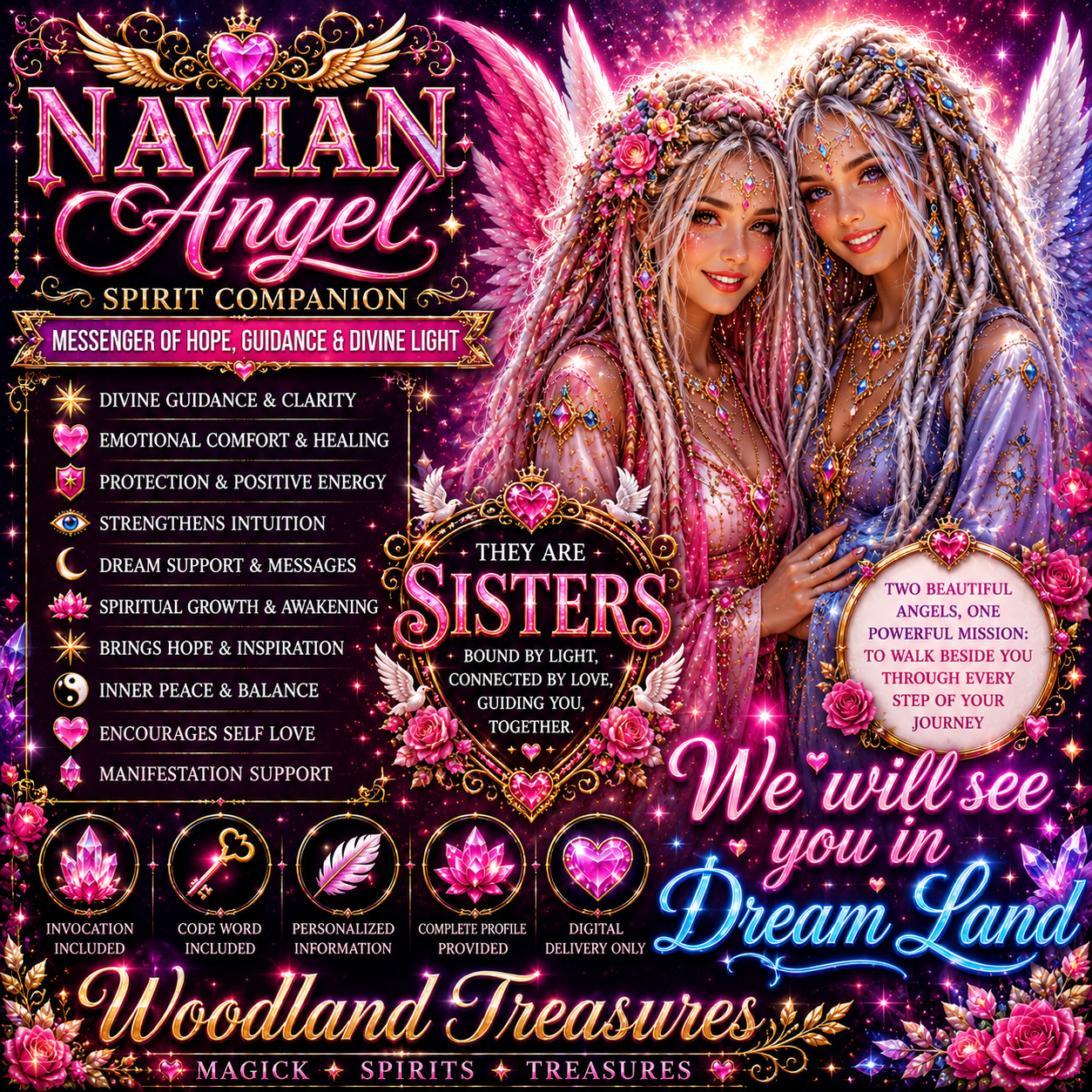Navian Angel Spirit Companion - Messenger of Light