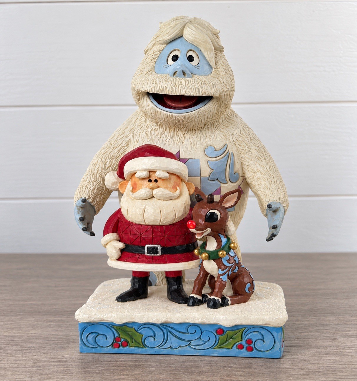 Jim Shore Rudolph Santa Bumble Light Up Christmas Figurine 12.5” NEW