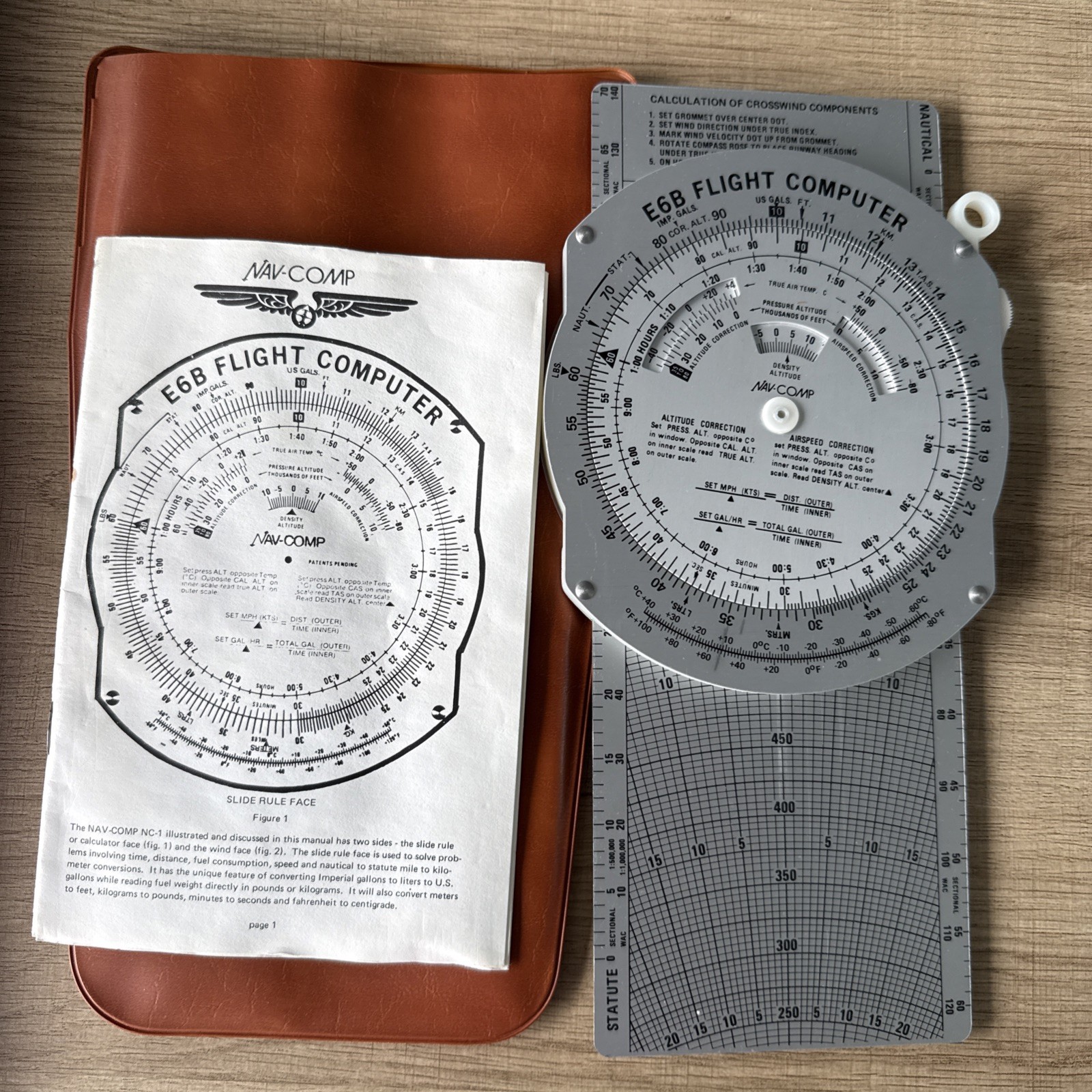 Vintage NAV-COMP E6B Flight Computer - Manual Vintage NAV-COMP E6B Flight Computer - Manual