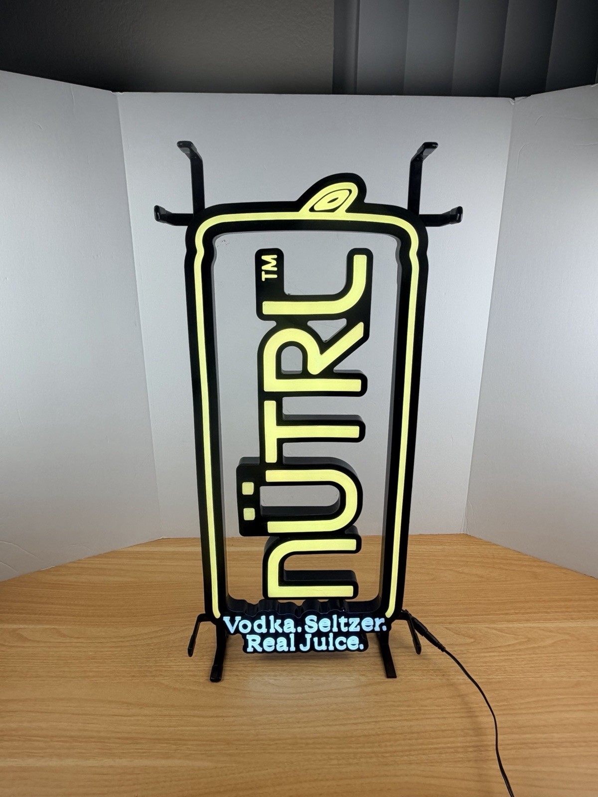 Nutrl Vodka Seltzer Color Changing LED Opti Neon Beer Sign 23x11”