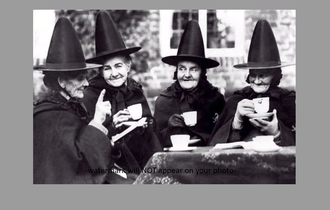 Scary Witch PHOTO Vintage Creepy Halloween Freak Scary Coven Wicked Witches Scary Witch PHOTO Vintage Creepy Halloween Freak Scary Coven Wicked Witches