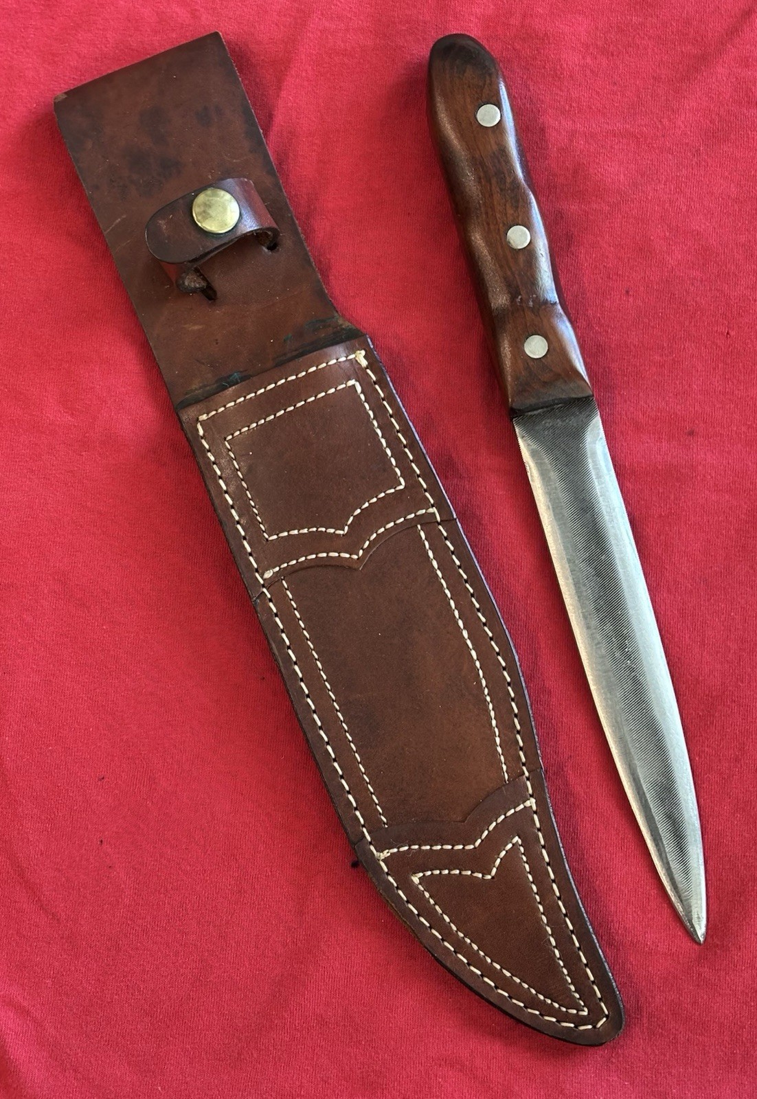 WW2 STYLE CUSTOM MILITARY JOHN EK  DAGGER - NEW CONTOURED GRIP - 7” BLADE