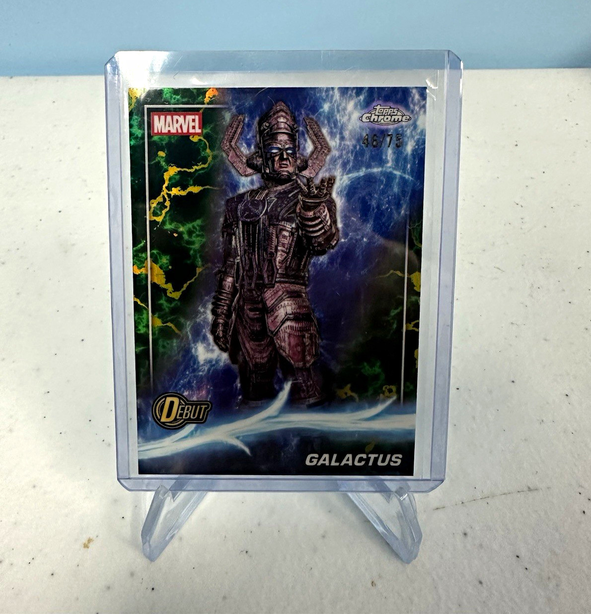 Topps 2025 Marvel Fantastic Four First Steps Galactus #200 Debut 46/75
