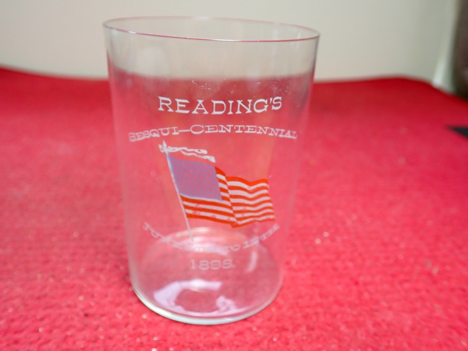 Antique 1898 Rare Reading Pennsylvania Sesqui-Centennial Souvenir Tumber