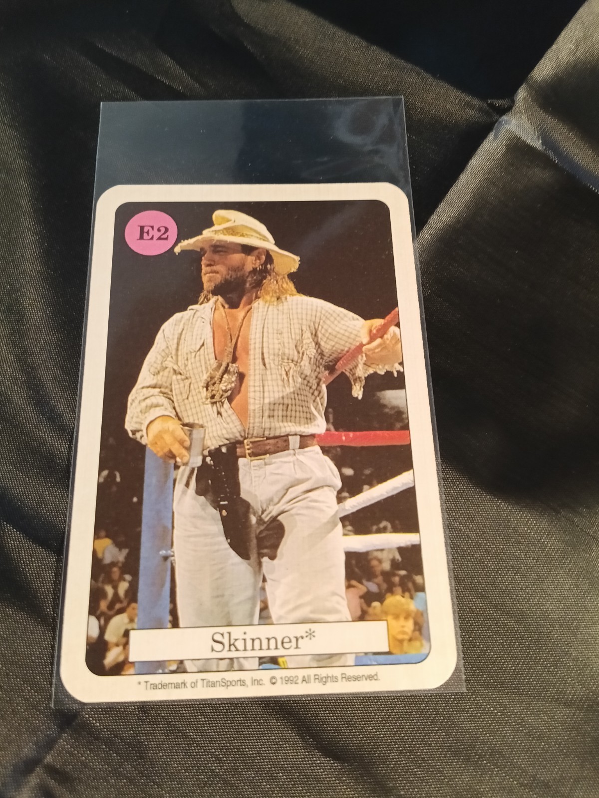 TitanSports 1992 Drop Kick Press Skinner* #E2 germany wwf card