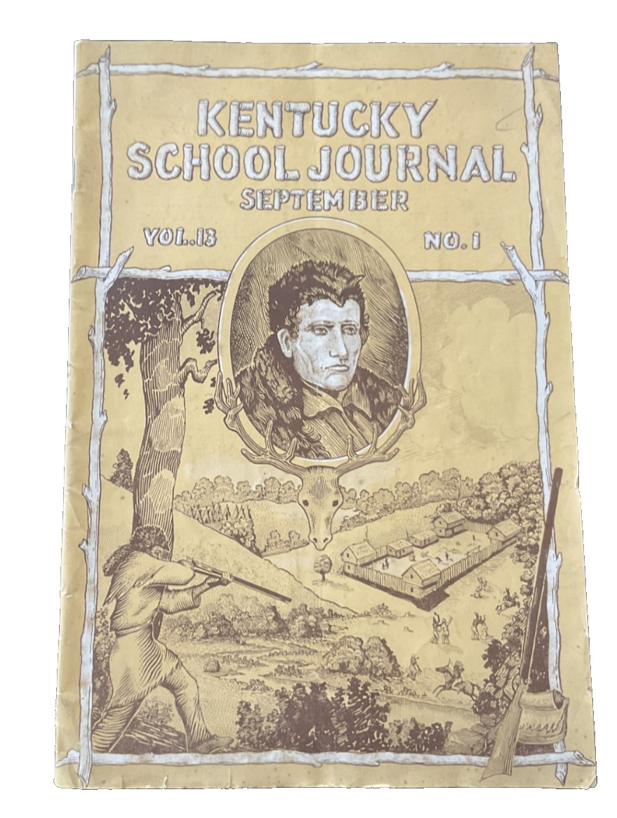 1934 Kentucky School Journal Volume 13 Number 1 Vintage