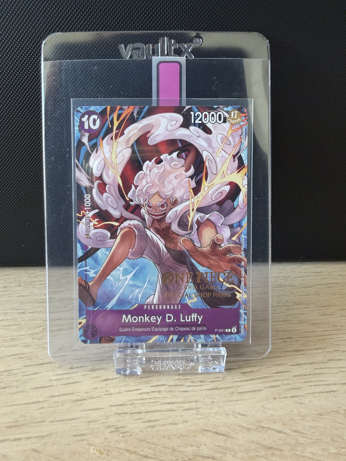 Monkey D. Luffy Gear 5 P-041 French Promo - Official Shop Paris 