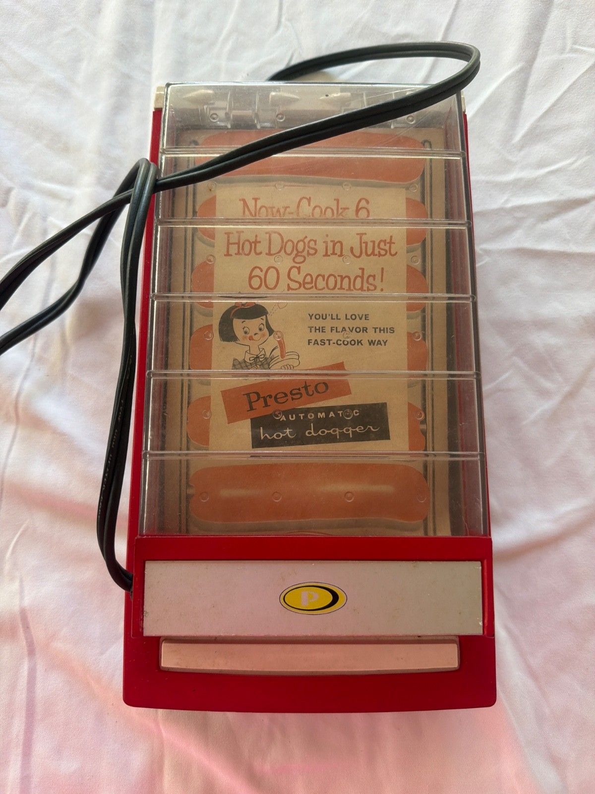 Presto “Hot Dogger” Electric Hot Dog Cooker Model  LD018 Vintage MCM Untested
