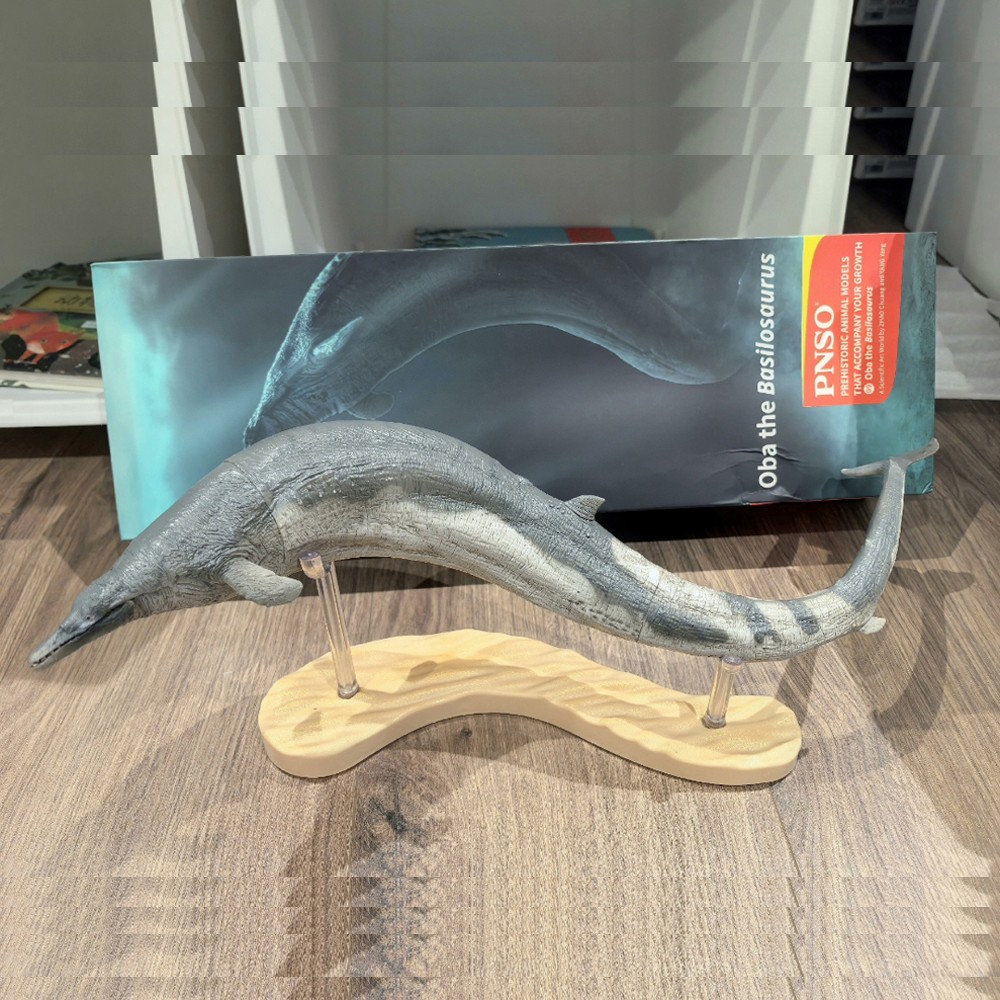 50cm Official PNSO Basilosaurus Prehistoric Marine Mammal Model PVC Animal Toy