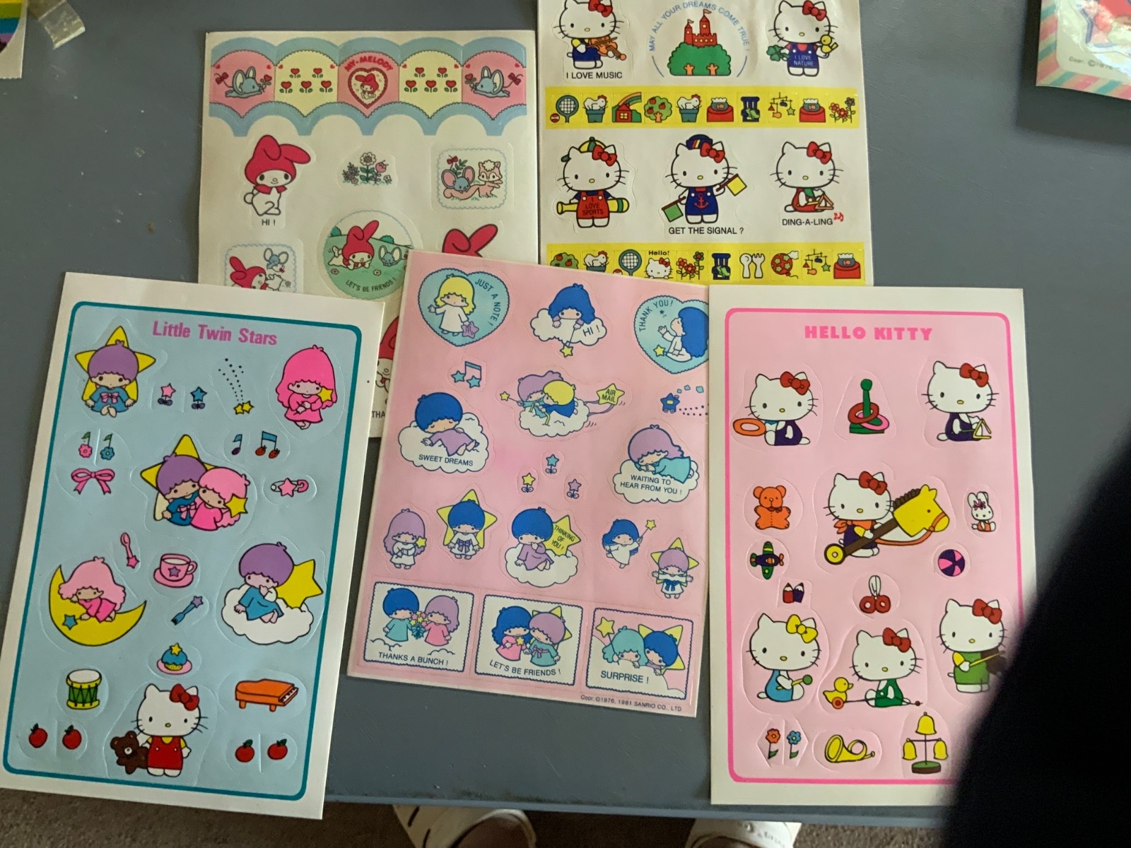 SANRIO LITTLE TWIN STARS, MY MELODY STICKERS