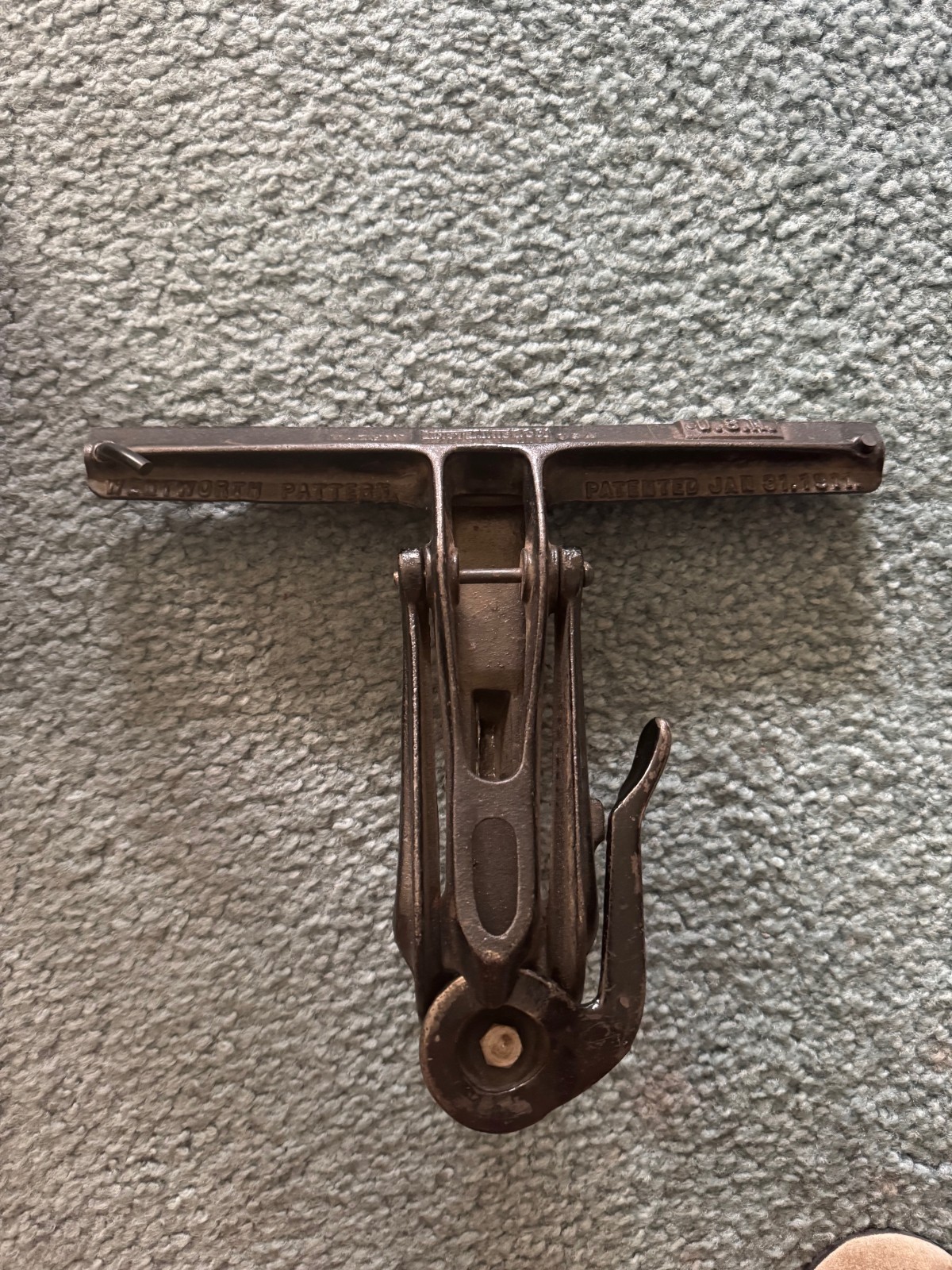 Vintage E C Stearns Co No 1 Wentworth Pattern Saw Vise Clamp Pat 1899 Syracuse