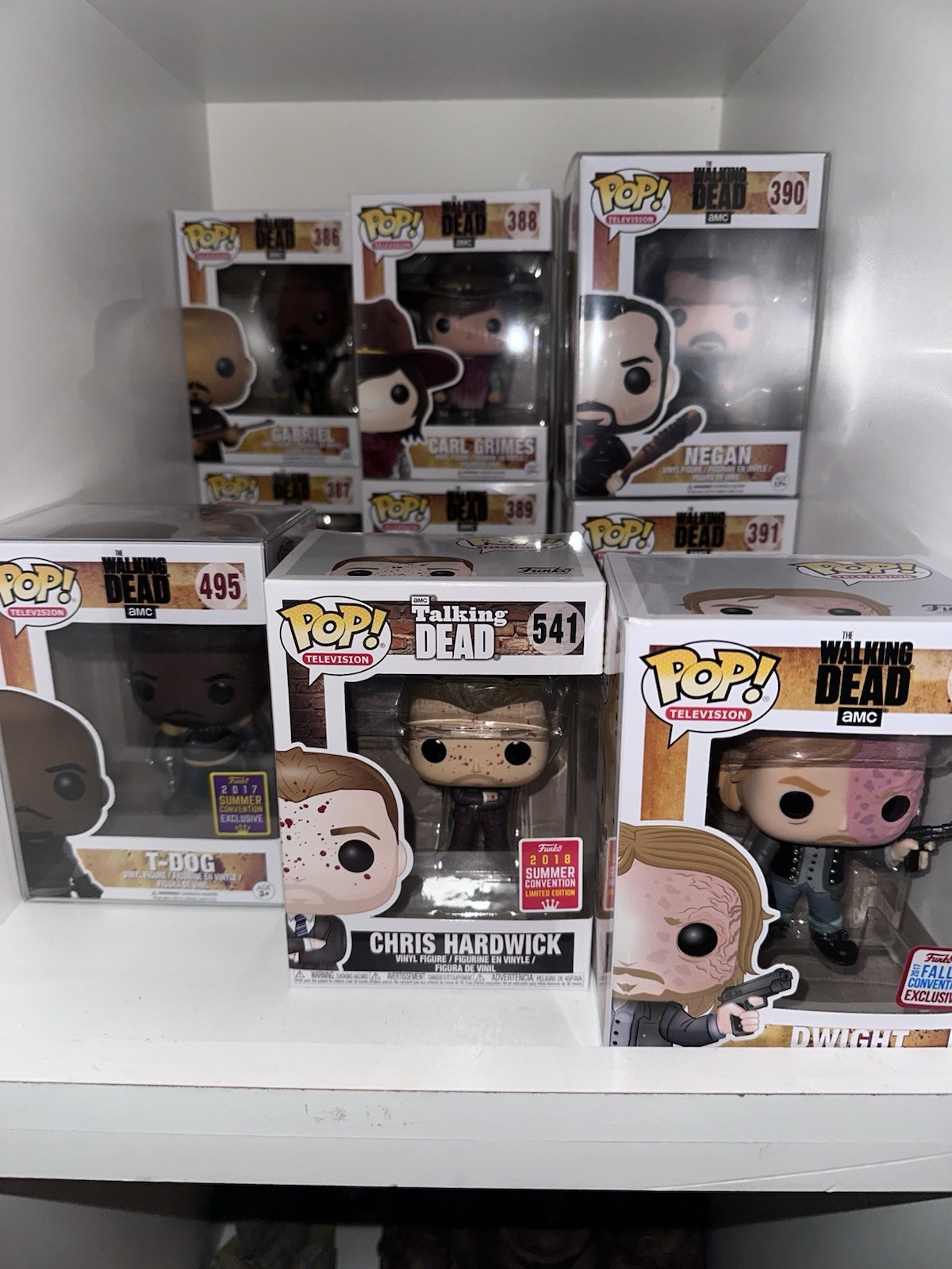 The Walking Dead Funko Pops Edition 7. Lot Of 9. New. See Details