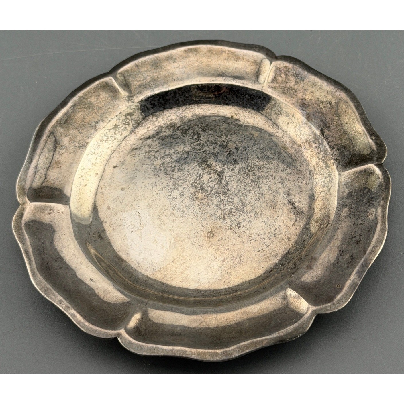 Vintage Peruvian 950 Silver Trinket Dish Tray  Pasaje Alameda Signed