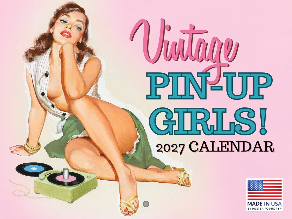 Vintage Pin Up Calendar 2027 Vintage Pin Up Calendar 2027