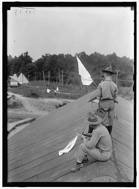 Photo:Junior Marines 1919 Boy Scouts Military Training Camp Children