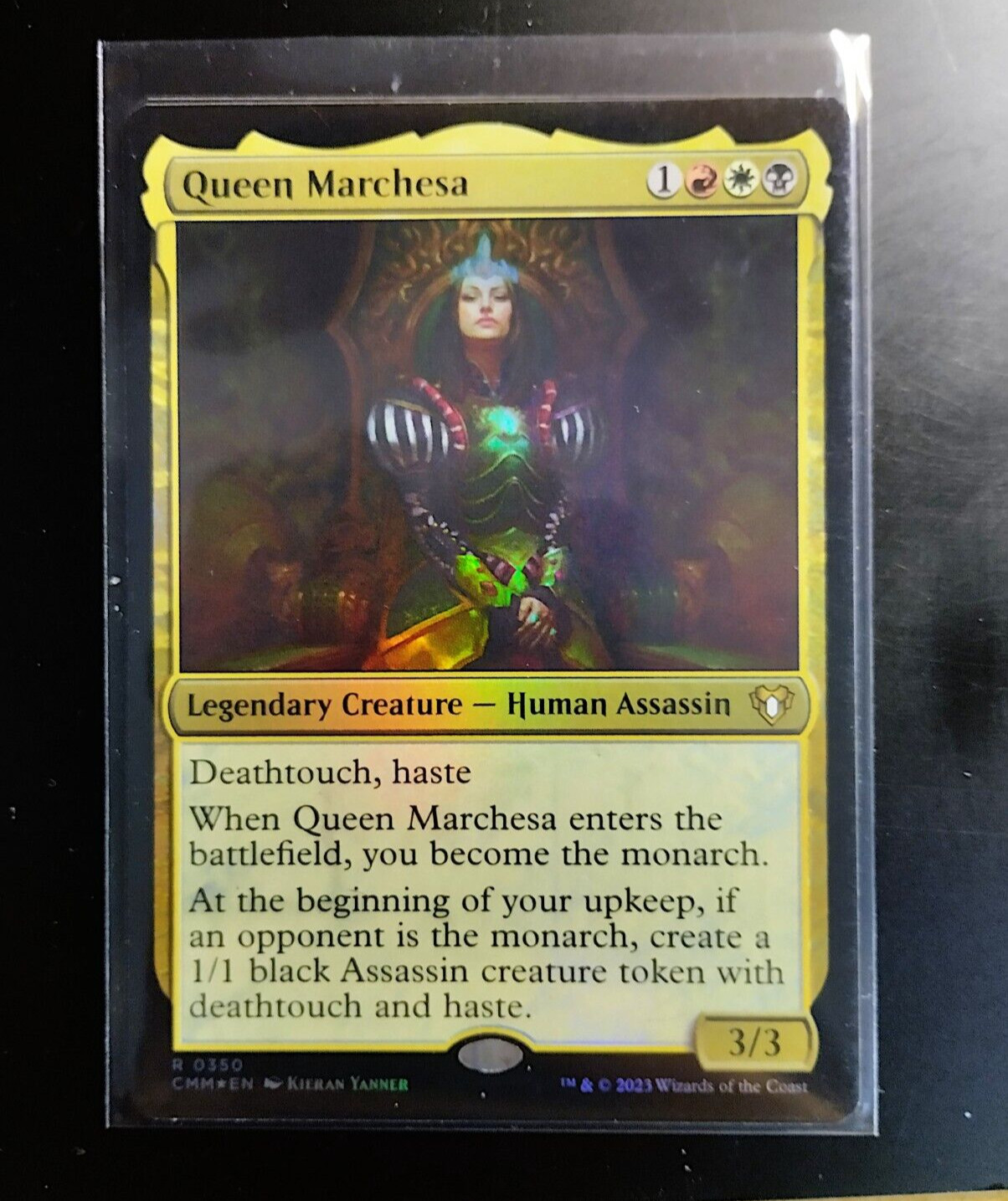 MTG Queen Marchesa #350 Foil Commander Masters CMM Magic Japan JP NM Near Mint