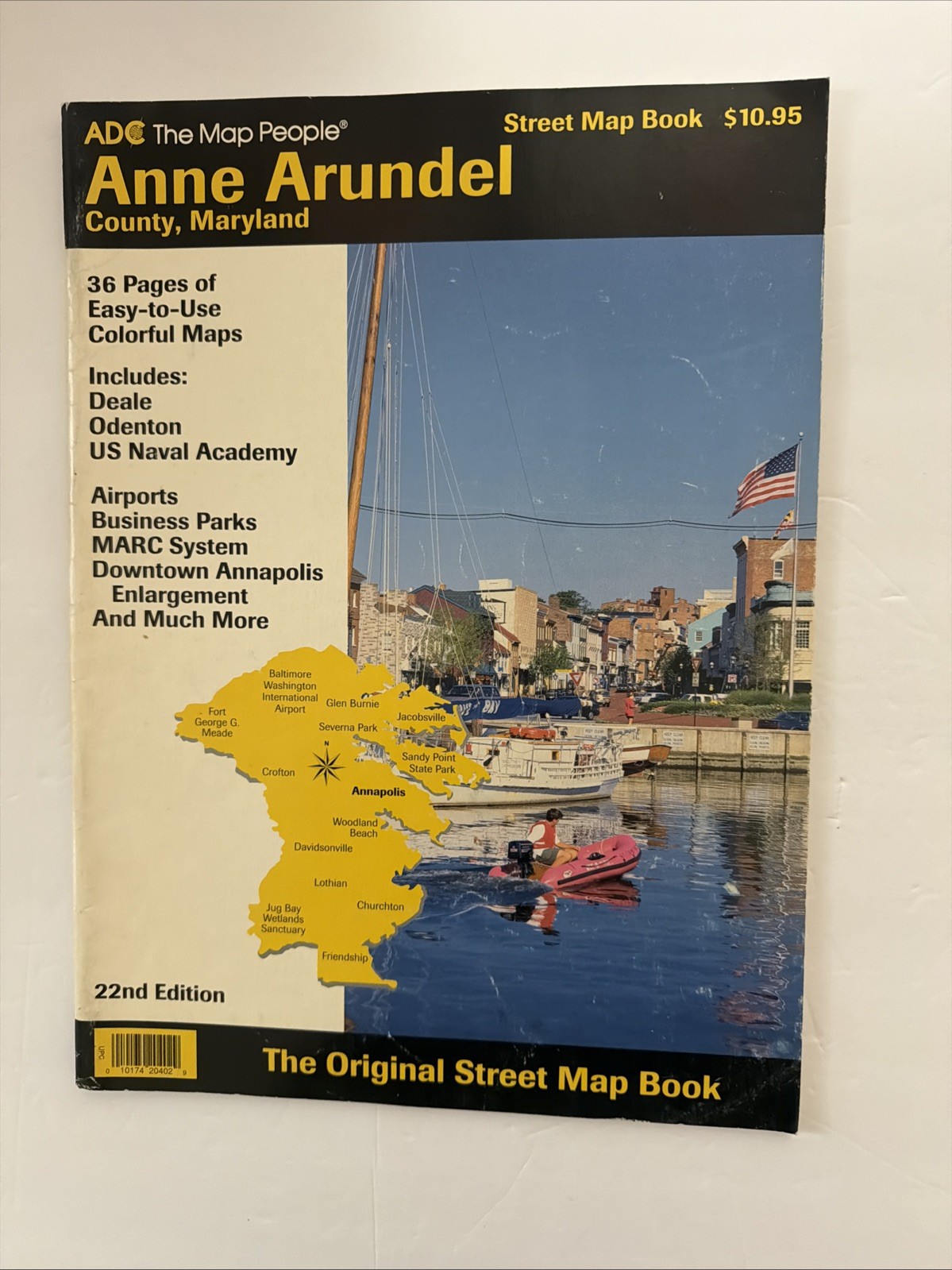 Anne Arundel County Maryland ADC Street Map Book 1996 22nd Edition Softcover Anne Arundel County Maryland ADC Street Map Book 1996 22nd Edition Softcover