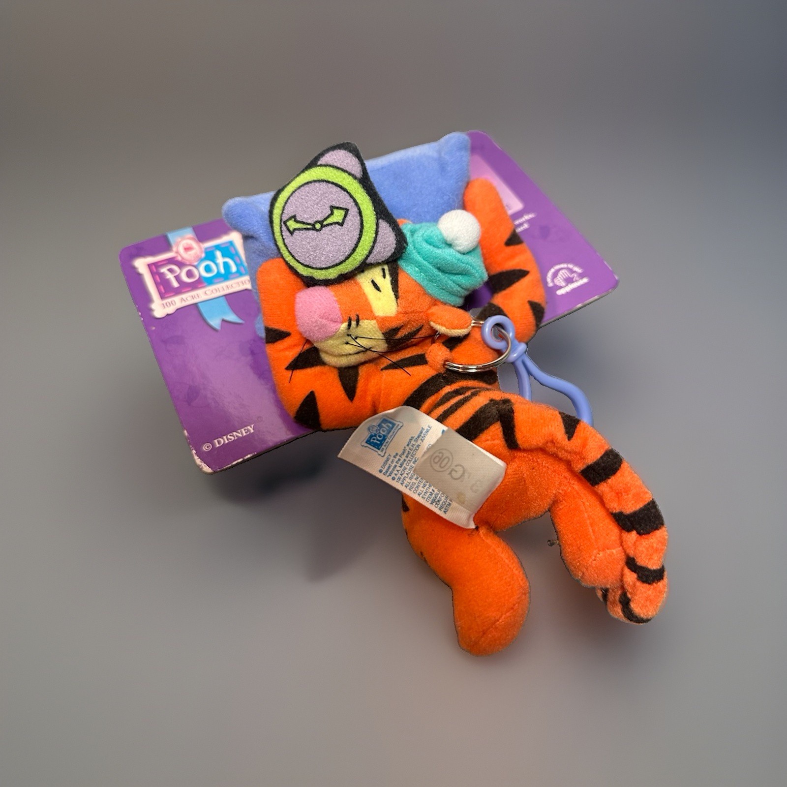 Vtg Applause Tigger Wiggler Works Winnie The Pooh Tags Keychain Plush New HTF