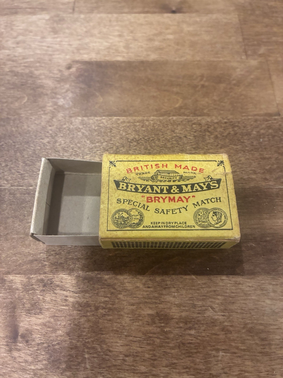 Vintage Bryant And May Matchbox - Empty